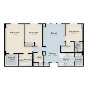 Torrence B floor plan at The Kenwood by Senior Star